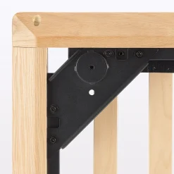 Lit plateforme double en chêne