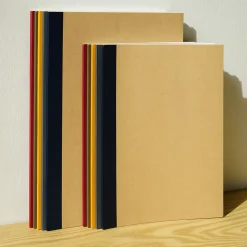 Lot de 5 carnets en papier d`arbres de plantation (B5)