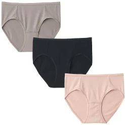 Lot de 3 culottes de bain en fil recyclé pour femme