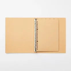 Lot de 5 intercalaires en kraft A5