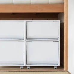 Lot de 4 roulettes pour boîtes PP