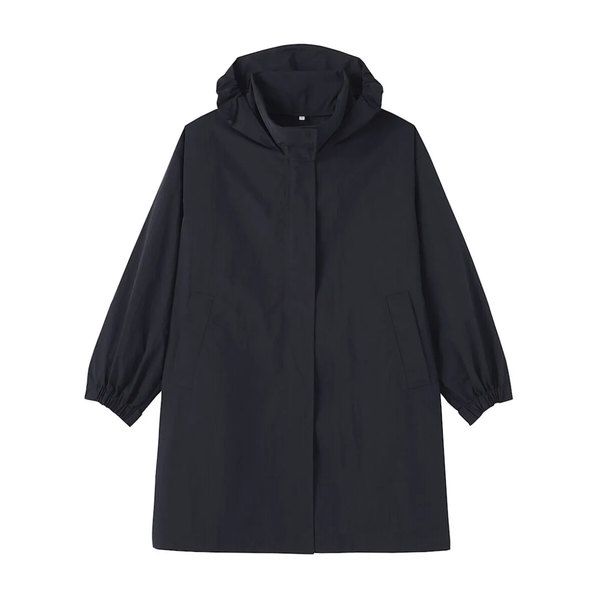 Manteau à capuche amovible déperlant pour femme