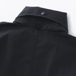 Manteau à capuche amovible déperlant pour femme