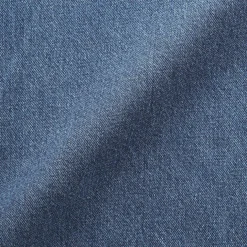 Manteau en denim mélangé kapok pour femme