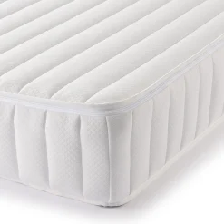 Matelas  large double à ressorts ensachés haute densité, facile à retourner