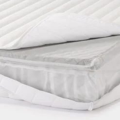 Matelas  large double à ressorts ensachés haute densité, facile à retourner