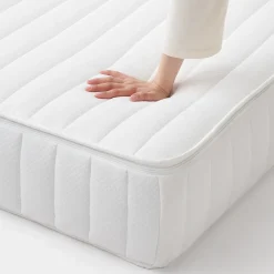 Matelas  large double à ressorts ensachés haute densité, facile à retourner