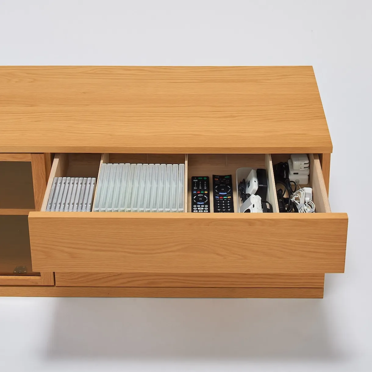 Meuble TV en chêne ‐ Grand