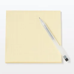 Notes adhésives carrées larges à carreaux 5mm