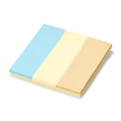 Notes adhésives unies carrées double