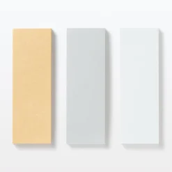 Notes autocollantes entièrement adhésives en papier kraft - Unies, lot de 2