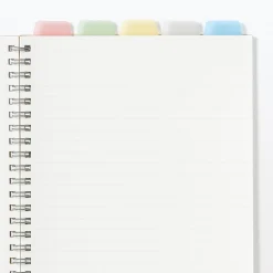 Notes autocollantes indexées transparentes ‐ 25 mm, lot de 6