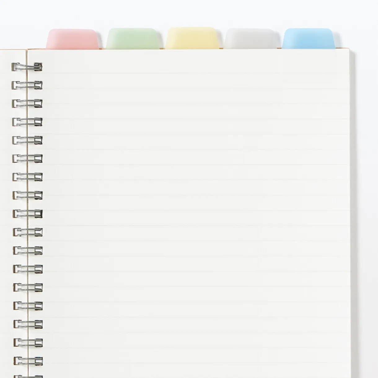 Notes autocollantes indexées transparentes ‐ 25 mm, lot de 6