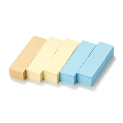 Notes autocollantes indexées ‐ Unies, lot de 5