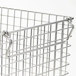 Panier en fil d'acier inoxydable L37X P26X H24cm