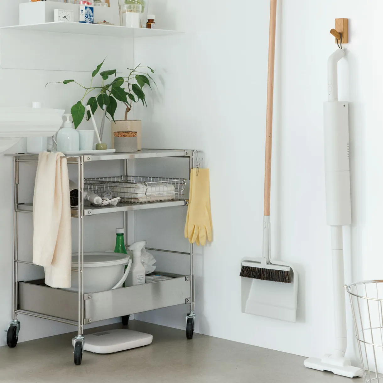 Panier en fil d'acier inoxydable L37X P26 XH8 cm