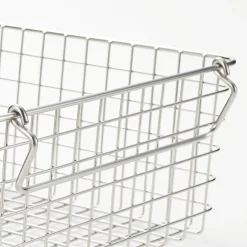 Panier en fil d'acier inoxydable L37X P26X H12cm