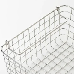 Panier en fil d'acier inoxydable L37X P26X H12cm