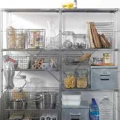 Panier en fil d'acier inoxydable L37X P26X H12cm