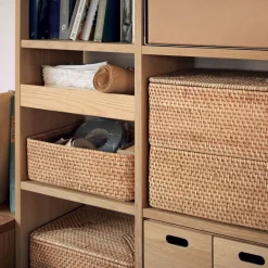 Panier en rotin M 26x36x16cm