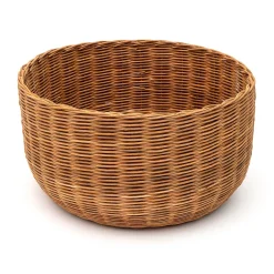 Panier tissé en rotin ‐ rond, L