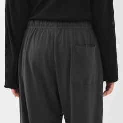 Pantalon à cordon en coton lisse unisexe