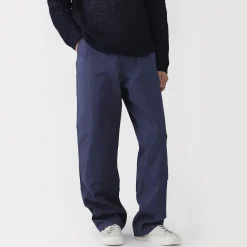 Pantalon aux genoux renforcés en toile de coton pour homme