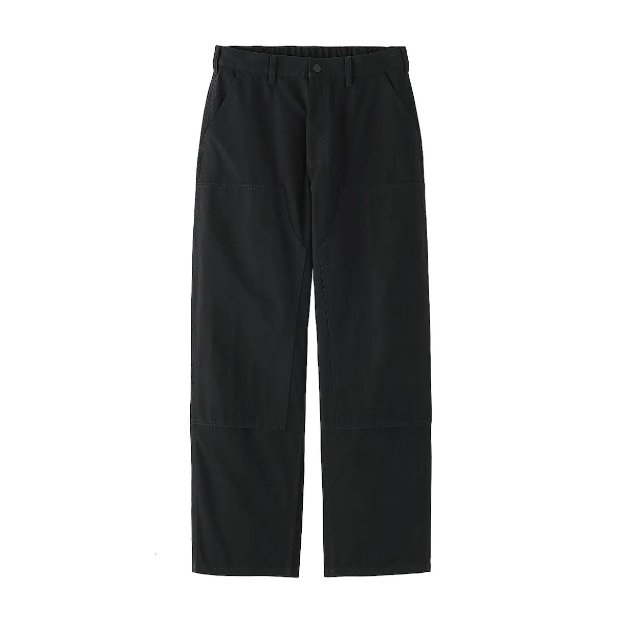 Pantalon aux genoux renforcés en toile de coton pour homme