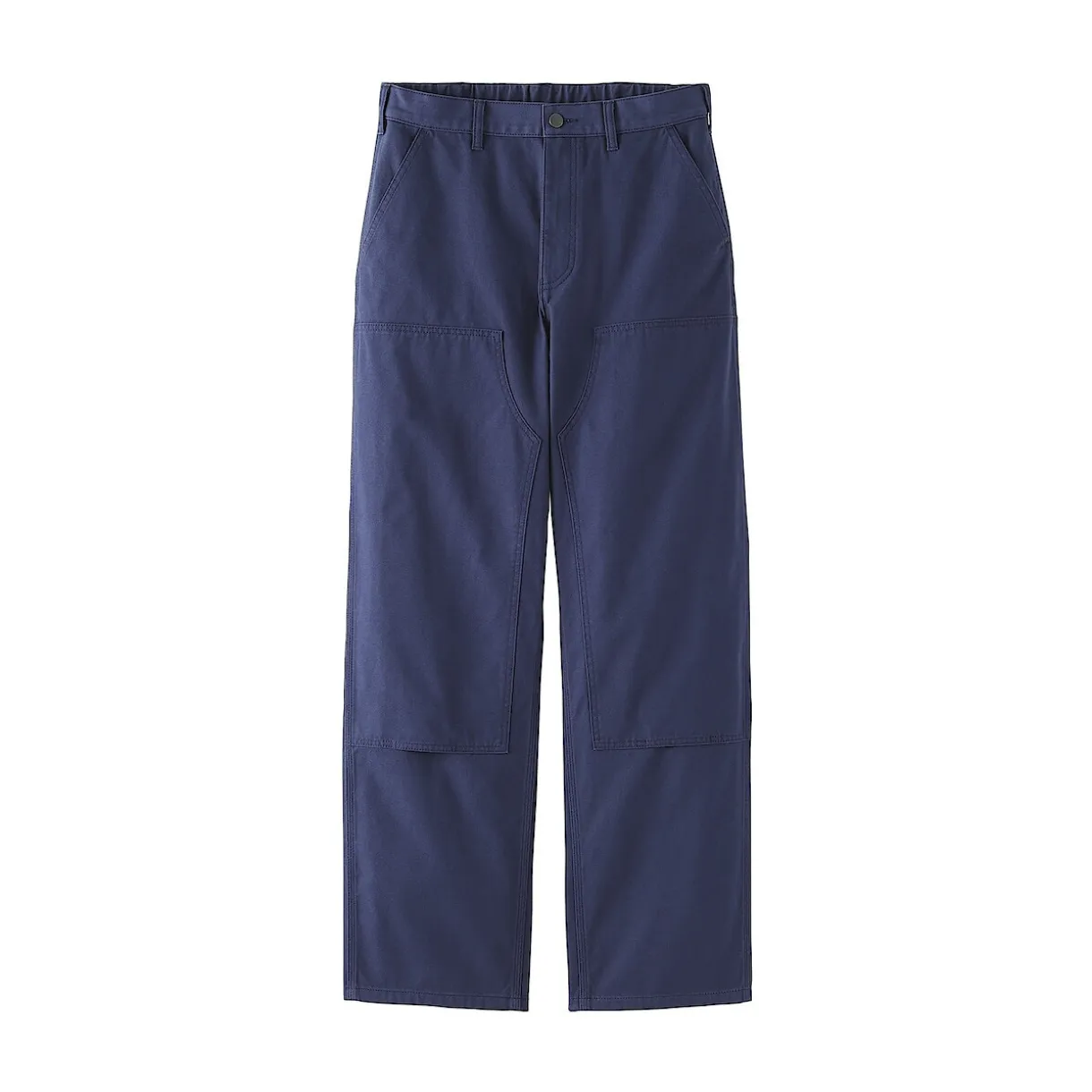 Pantalon aux genoux renforcés en toile de coton pour homme