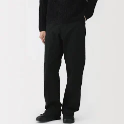 Pantalon aux genoux renforcés en toile de coton pour homme