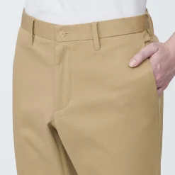 Pantalon Chino en coton stretch coupe slim pour homme