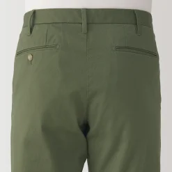 Pantalon Chino long en coton stretch coupe slim pour homme