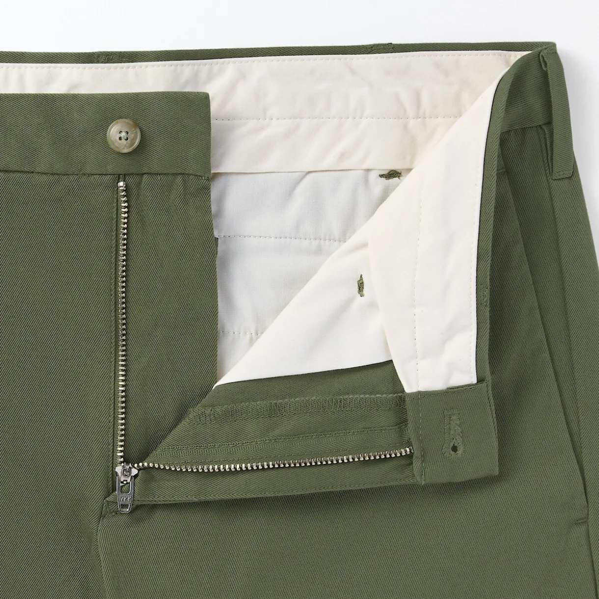 Pantalon Chino long en coton stretch coupe slim pour homme