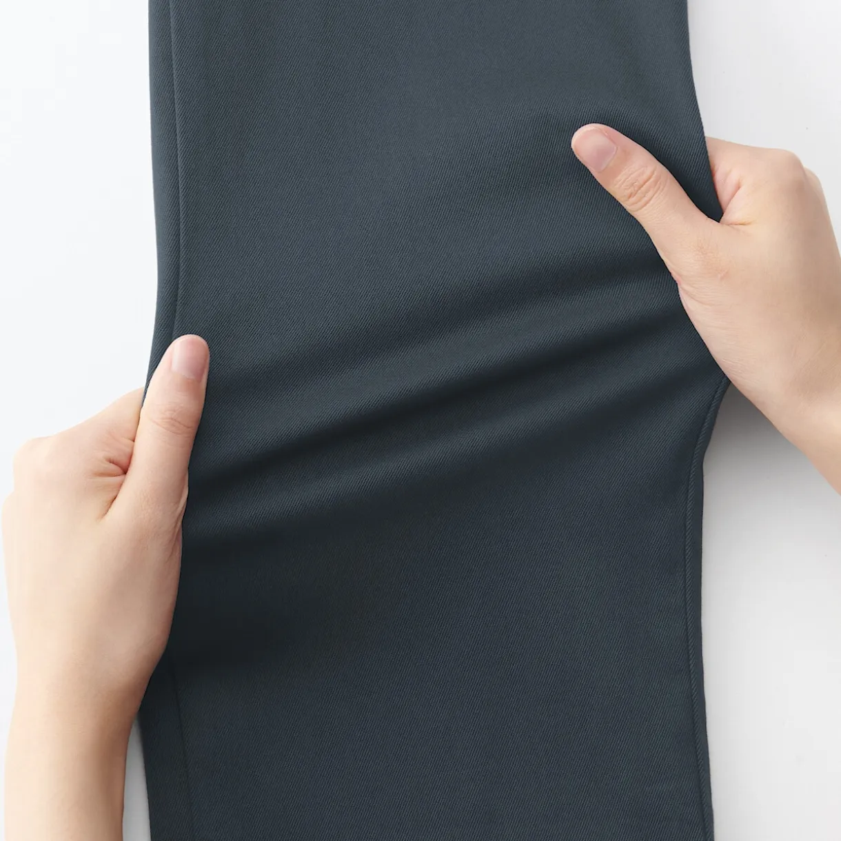 Pantalon Chino long en coton stretch coupe slim pour homme