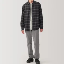 Pantalon Chino long en coton stretch coupe slim pour homme