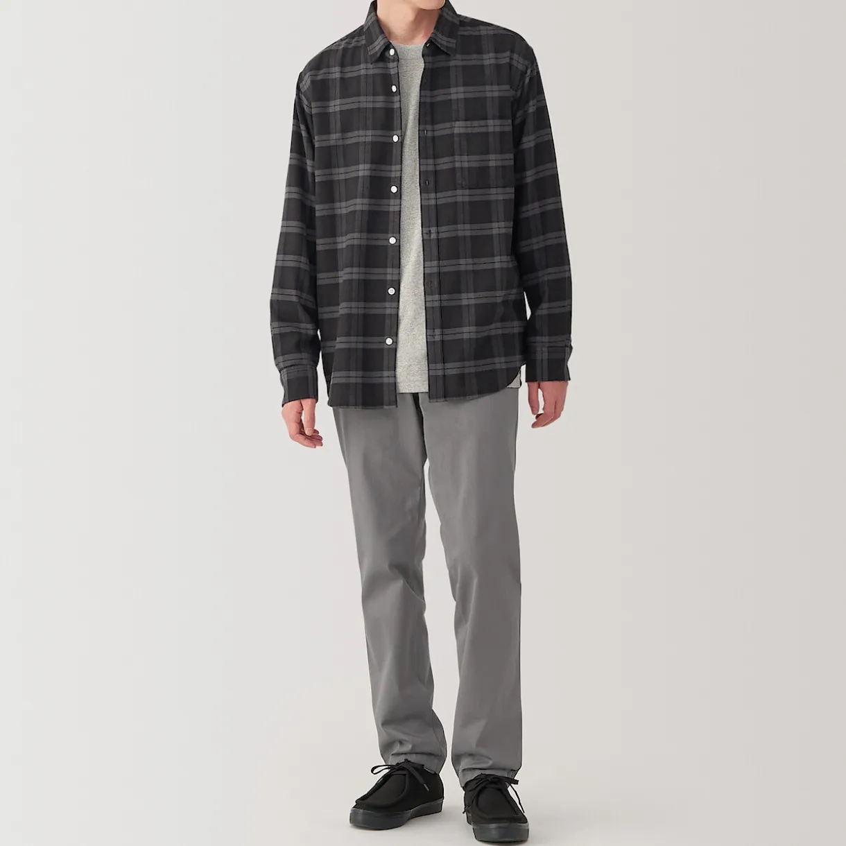 Pantalon Chino long en coton stretch coupe slim pour homme