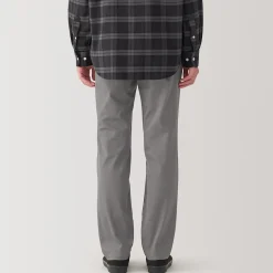 Pantalon Chino long en coton stretch coupe slim pour homme