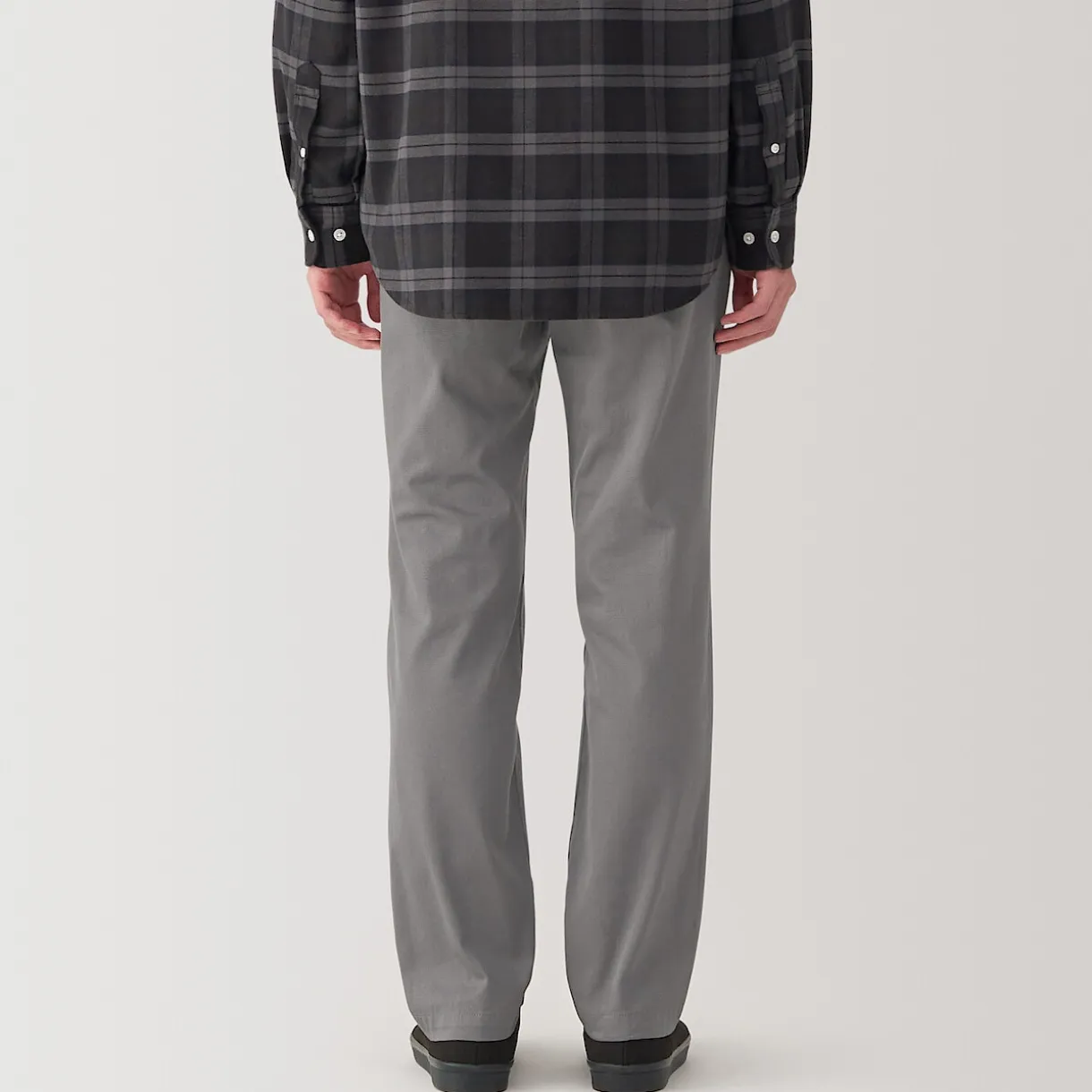 Pantalon Chino long en coton stretch coupe slim pour homme