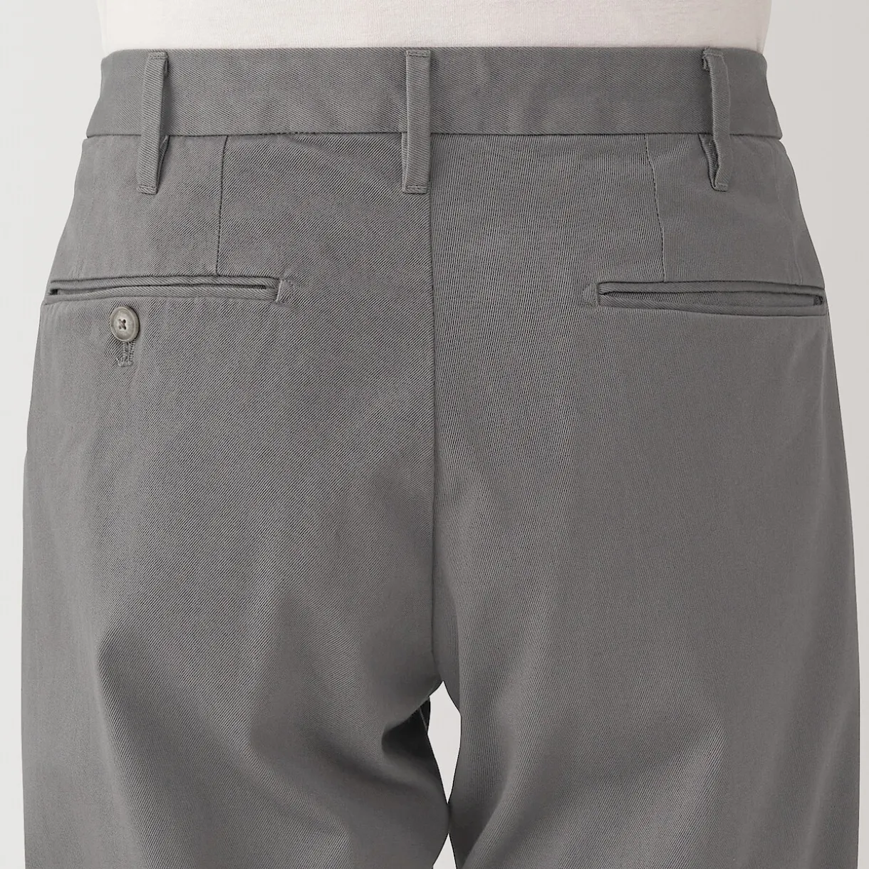 Pantalon Chino long en coton stretch coupe slim pour homme