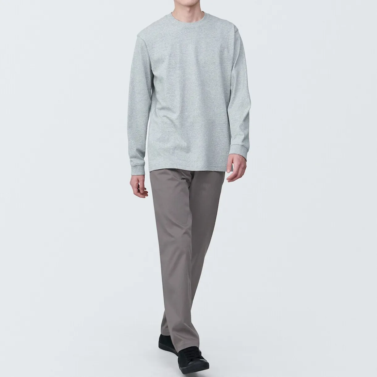 Pantalon Chino long en coton stretch coupe slim pour homme