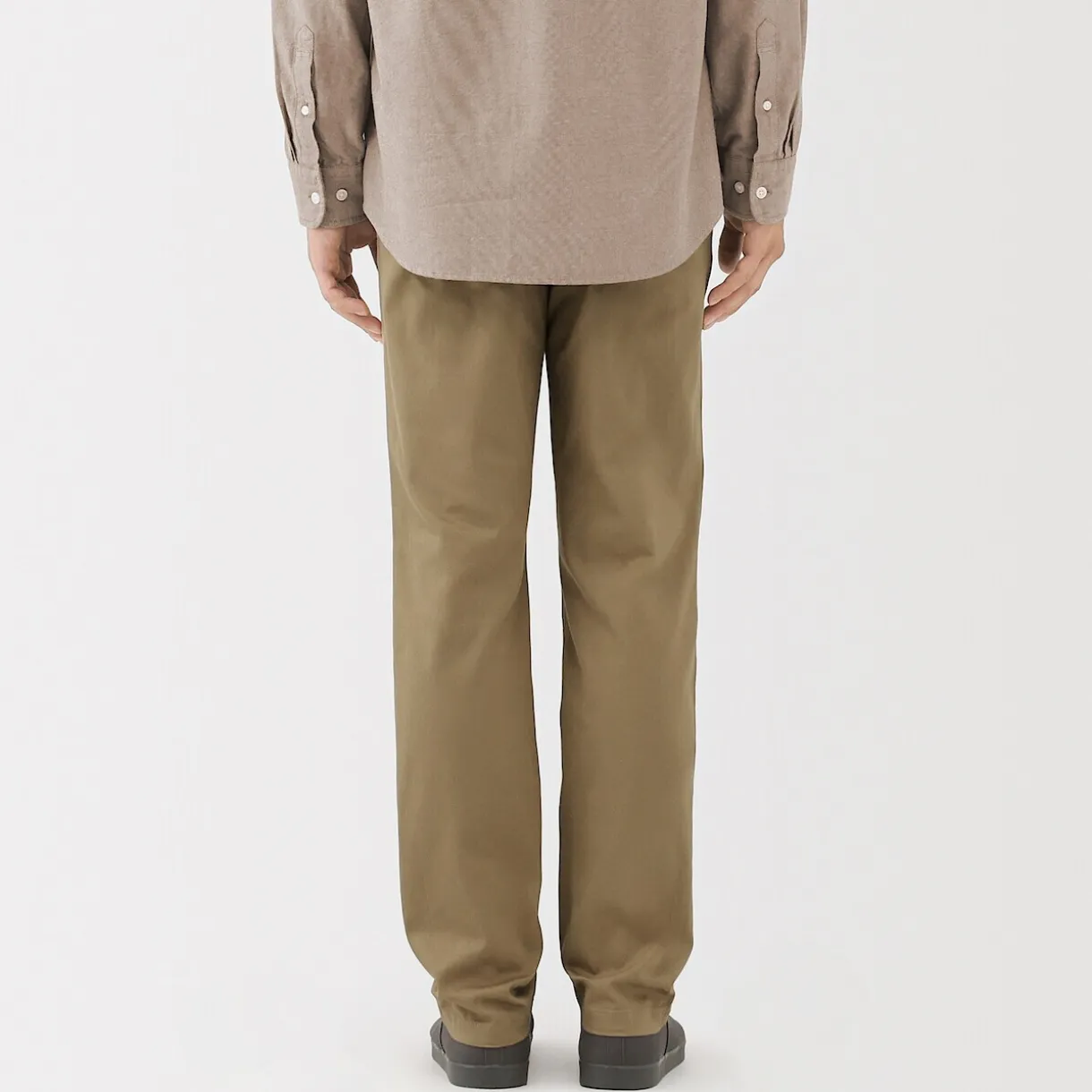 Pantalon Chino long en coton stretch coupe slim pour homme