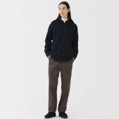 Pantalon confortable en velours côtelé pour homme