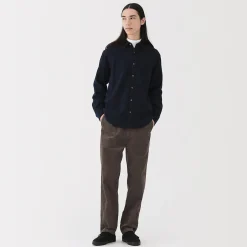 Pantalon confortable en velours côtelé pour homme