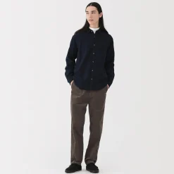 Pantalon confortable en velours côtelé pour homme