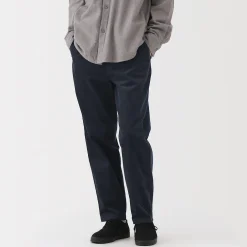 Pantalon confortable en velours côtelé pour homme