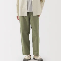 Pantalon coupe confortable en coton pour femme