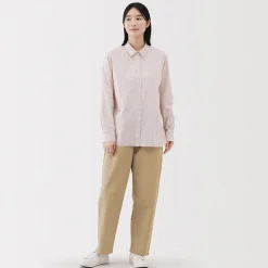 Pantalon coupe confortable en coton pour femme