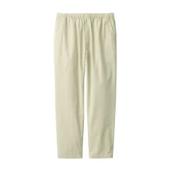 Pantalon coupe confortable en coton lavé pour homme