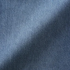 Pantalon coupe large en denim et kapok mélangé pour homme