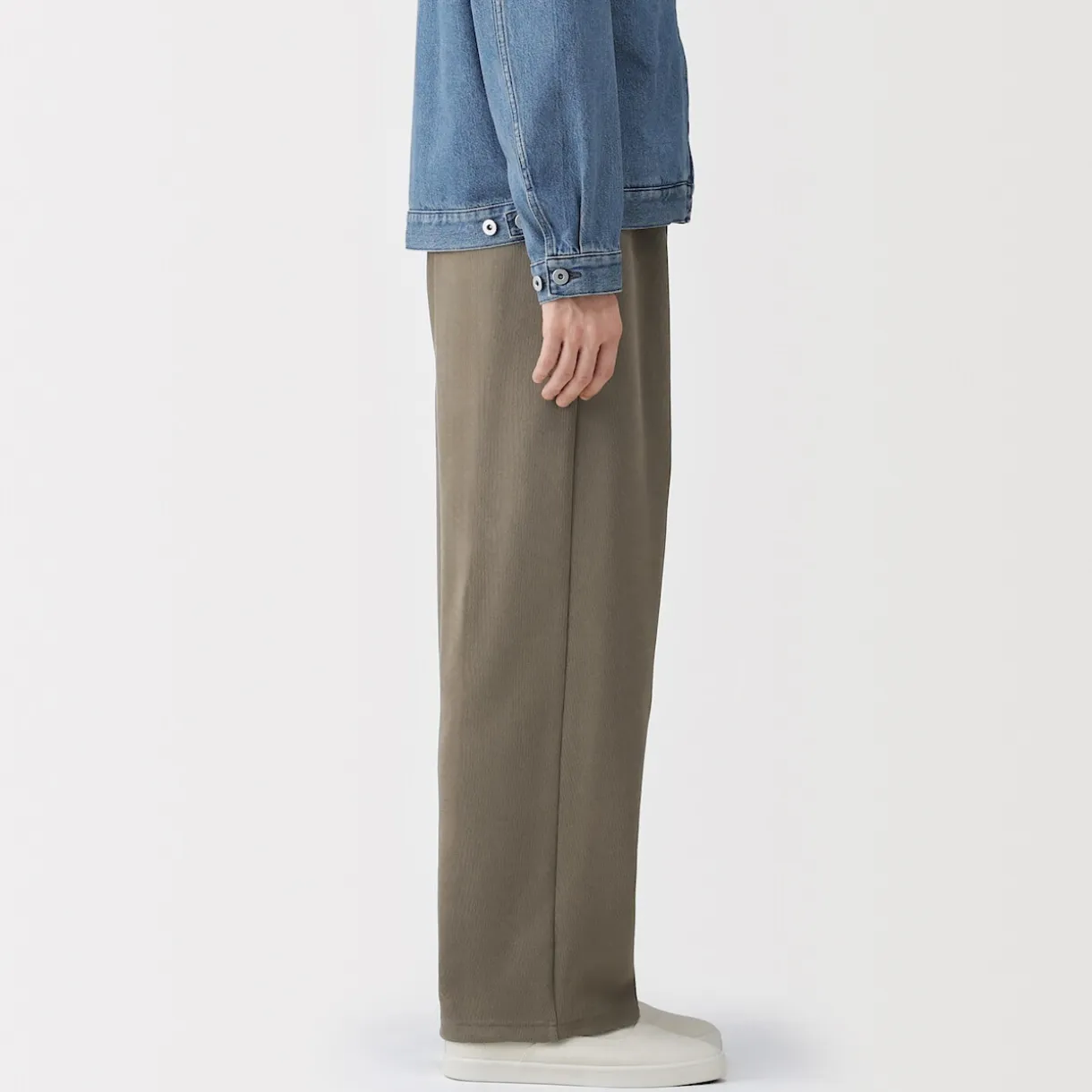 Pantalon de jogging à ourlet ouvert et à double tricot pour homme